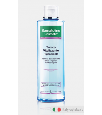 Somatoline Cosmetic Anti-age Detergenza viso Tonico Vitalizzante Rigenerante 200ml
