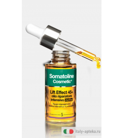 Somatoline Cosmetic Anti-age Lift Effect 45+ Olio riparatore intensivo notte 30ml