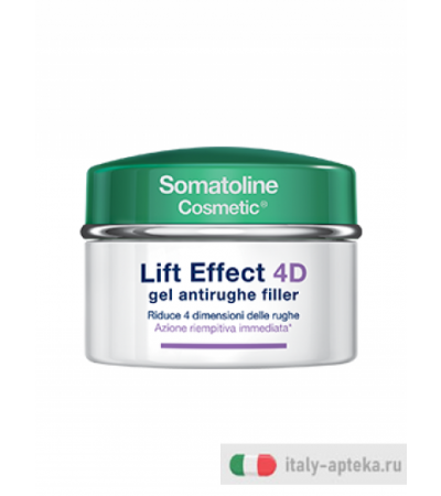Somatoline Cosmetic Lift Effect 4D gel Antirughe filler per pelle Normale e Mista 50ml