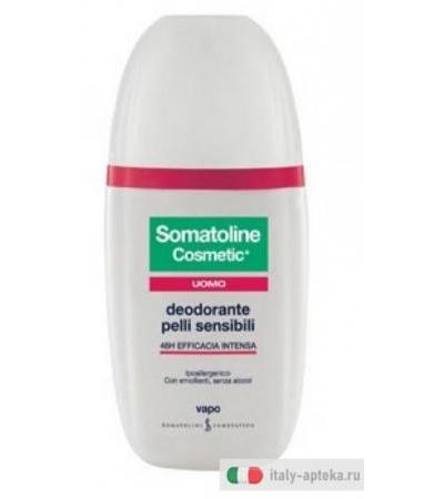 Somatoline Cosmetic Uomo Deodorante pelli sensibili vapo 48H 75ml