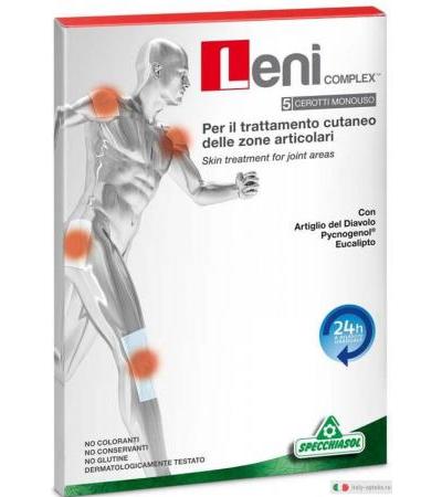 Specchiasol Lenicomplex 5 cerotti a rilascio graduale per dolori articolari e muscolari