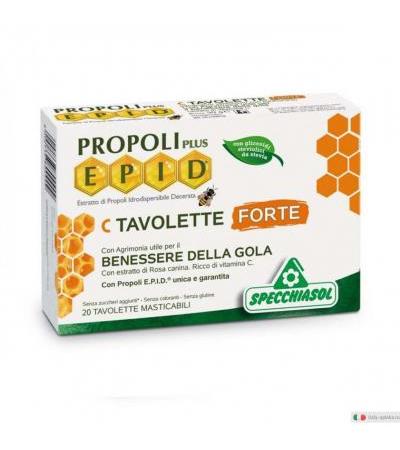 Specchiasol Propoli Plus Epid Benessere della Gola 20 Tavolette Masticabili