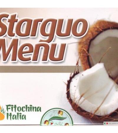 Starguo Menu preparato al cocco in polvere per la perdita di peso 16 bustine