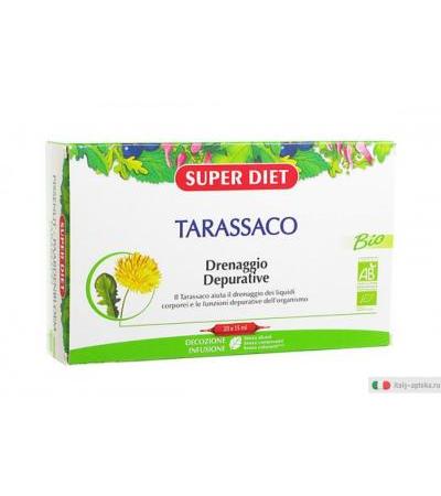 SUPER DIET Tarassaco Drenaggio Depurative 20 ampolle x 15 ml