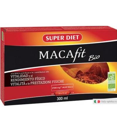 Super Diete Maca Fit Bio in Ampolle Integratore per Resistenza Fisica e Mentale 300ml
