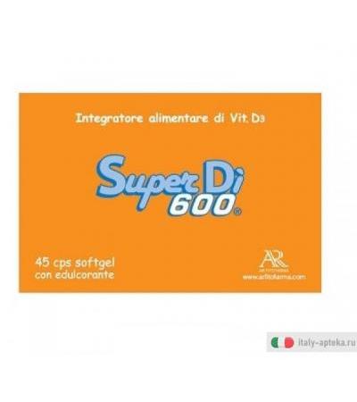 Superdì 600 integratore alimentare utile per favorire il calcio a livello osseo 45 capsule