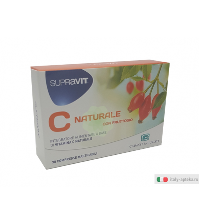 Supravit C Naturale Masticabile Integratore Alimentare Vitamina C 30 compresse