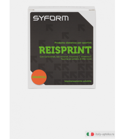 Syform Reisprint prodotto dietetico per sportivi gusto arancia 10 bustine