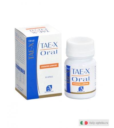 Tae X Oral integratore alimentare utile per l'abbronzatura 30 capsule