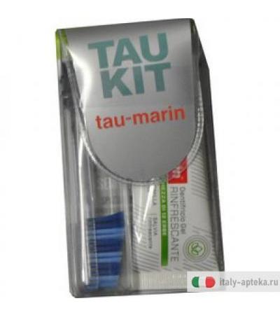 Tau-Marin Tau Kit Spazzolino e Dentifricio setole blu 20ml