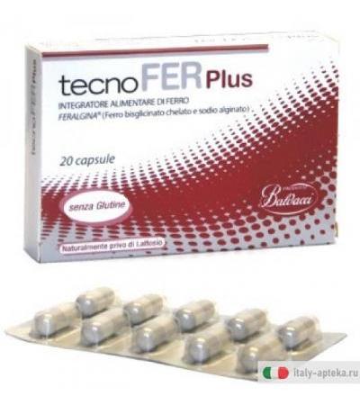 Tecnofer Plus a base di ferro 20 capsule