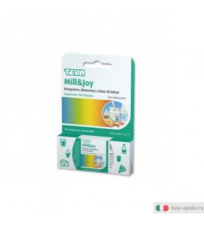 Teva Mill E Joy Integratore Alimentare lattasi 20 Compresse Masticabili digestione del lattosio