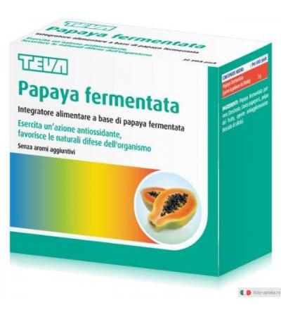 TEVA Papaya fermentata integratore 14 bustine orosolubili