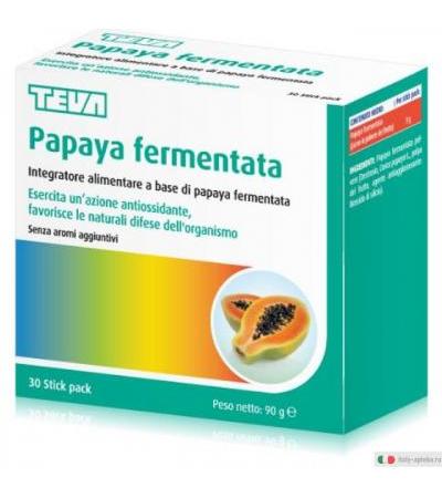 TEVA Papaya fermentata integratore 30 bustine orosolubili