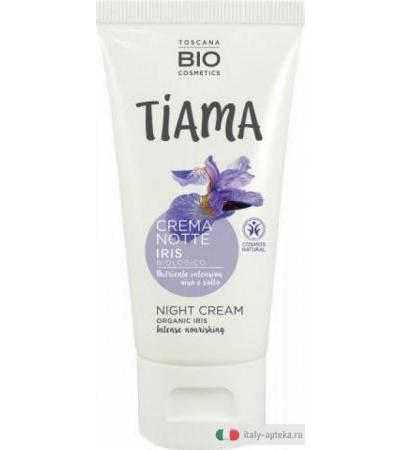TiAma Crema Notte Iris Biologico Nutriente Intensiva Viso e Collo 50ml