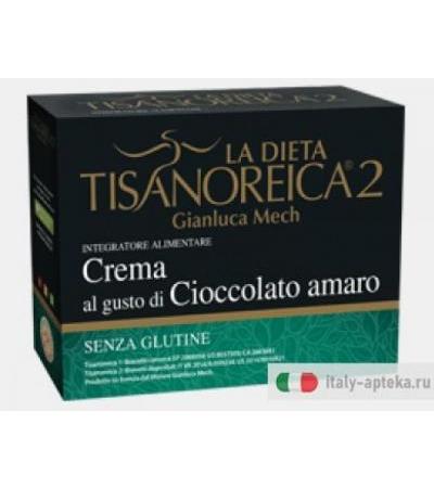 Tisanoreica 2 bevanda al gusto di Cioccolato Amaro Senza Glutine