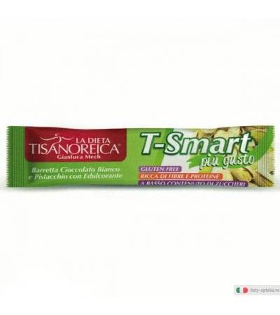 Tisanoreica T-Smart Più Gusto barretta cioccolato bianco e pistacchio 35g
