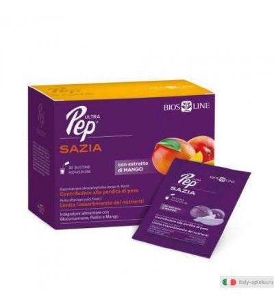 Ultra Pep Sazia con estratto di mango contribuisce alla perdita di peso 30 bustine