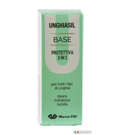 Unghiasil Base Protettiva 3 in 1 per tutti i tipi di unghie 10ml