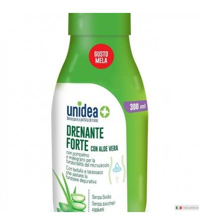 Unidea Drenante Forte utile per la funzionalità drenante e depurativa gusto Mela 300ml