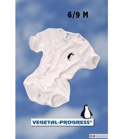 Vegetal Progress Body manica corta unisex 6-9 mesi