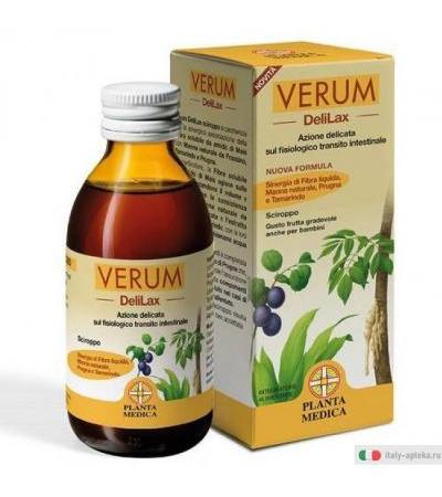Verum Delilax Sciroppo utile in gravidanza e per i bambini 216g