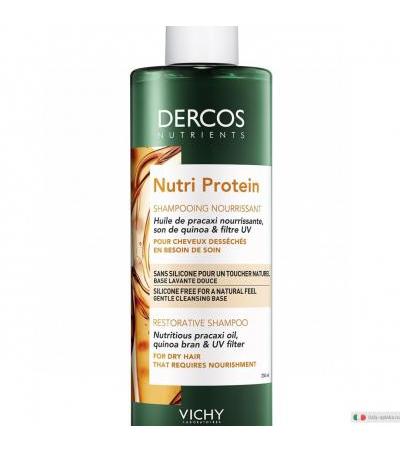 Vichy Dercos Nutrients Shampoo Nutri-Protein Capelli Crespi e Secchi 250ml