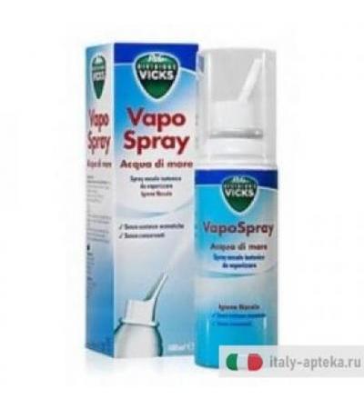 Vicks Vapo Spray nasale isotonico con Acqua di Mare 100ml