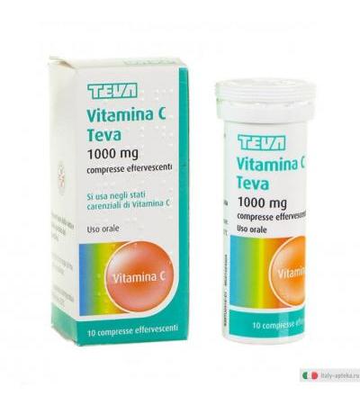 VITAMINA C TEVA 1000 mg compresse effervescenti