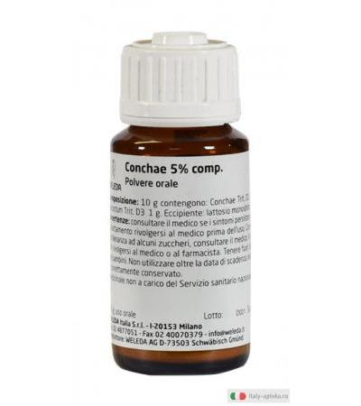 Weleda Conchae 5% Compositum 45g Polvere. Medicinale Omeopatico