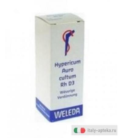 Weleda Hypericum Auro Cultum Rh D3 medicinale omeopatico 8 fiale