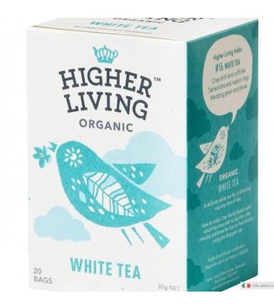 White Tea infuso biologico di The Bianco 20 filtri
