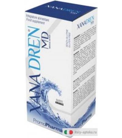 Xanadren MD gusto arancia per l'equilibrio dei fluidi nei tessuti 300ml