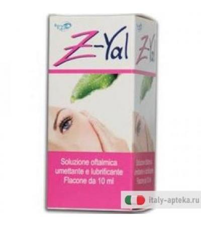 Z-Yal Soluzione oftalmica umettante e lubrificante flacone da 10 ml