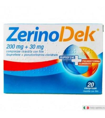 ZerinoDek 200mg+30mg 20 compresse