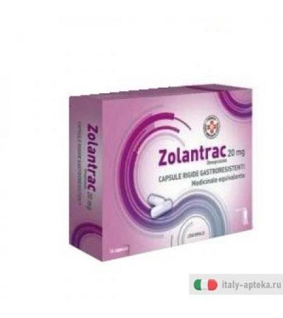 Zolantrac 20 mg Trattamento Sintomi Reflusso 14 capsule