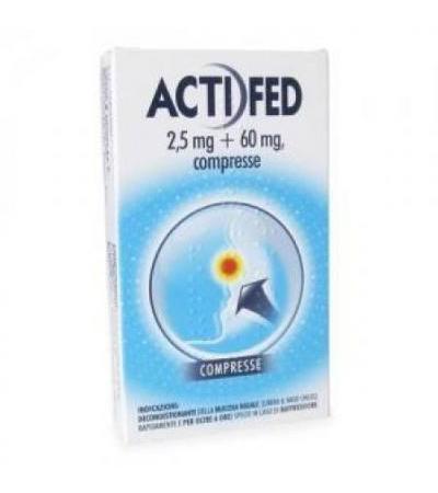 Actifed Raffreddore 12 Compresse 2,5mg+60mg
