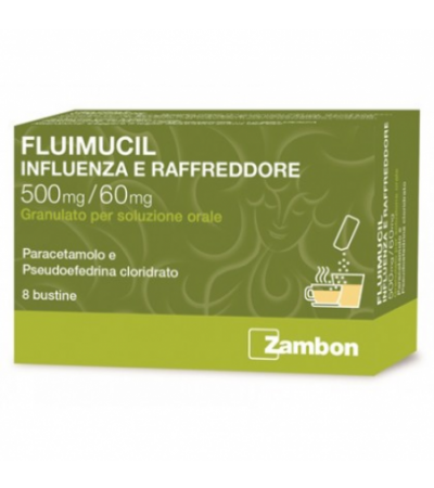 Fluimucil influenza e raffreddore 8 bustine